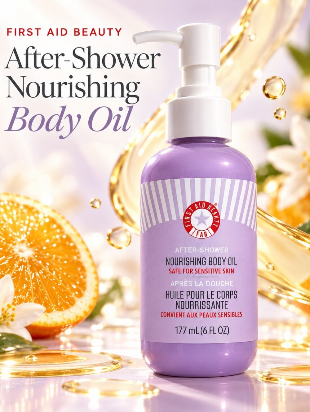 First Aid Beauty After-Shower Nourishing Body Oil